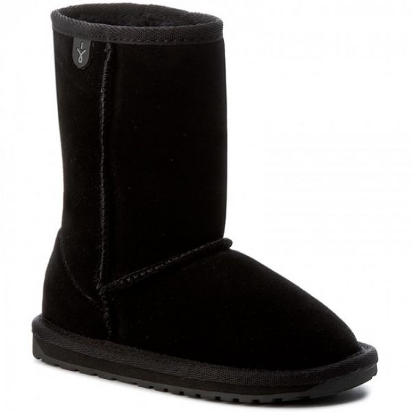 Scarpe EMU Australia - Wallaby Lo Kids K10102 Black Scarpe EMU Australia - Wallaby Lo Kids K10102 Black