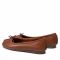 Ballerine CLARKS - Freckle Ice 203529304 Dark Tan Lea