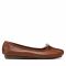 Ballerine CLARKS - Freckle Ice 203529304 Dark Tan Lea