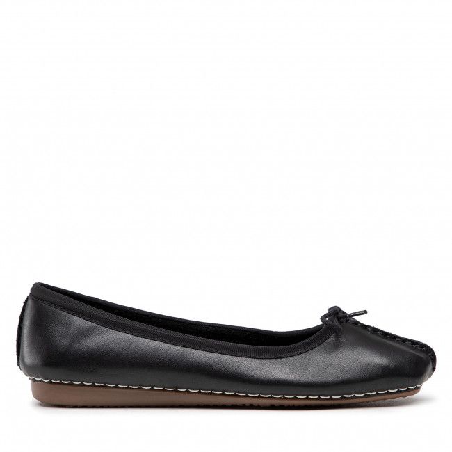 Ballerine CLARKS - Freckle Ice 203529294 Black Leather