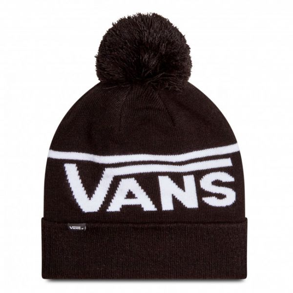 Berretto Vans - Stripe Pom Beanie VN0A4SFOY281 Black/White