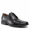 Scarpe basse Clarks - Tilden Plain 261103507 Black Leather