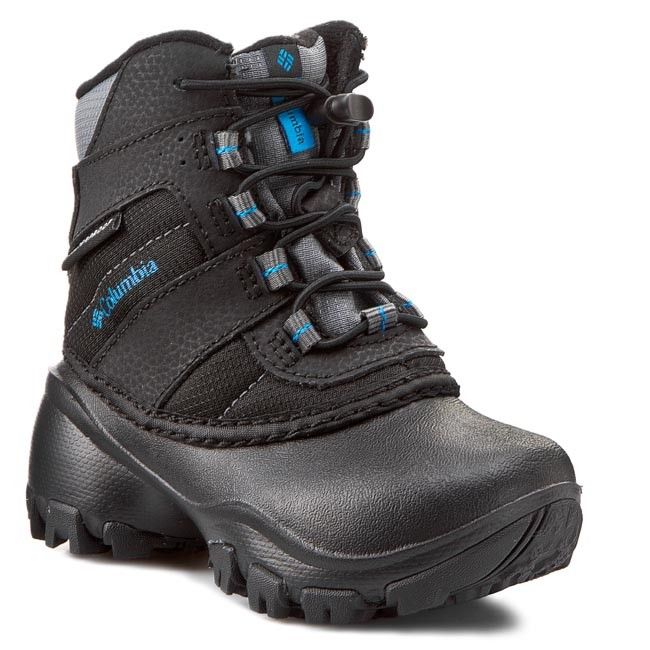 Scarpe da trekking Columbia - Childrens Rope Tow III Waterproof BC1322 Black/Dark Compass 010