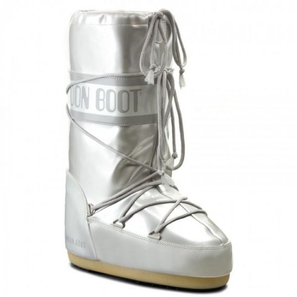Stivali da neve MOON BOOT - Vinile Met. 14021400002 Bianco D Stivali da neve MOON BOOT - Vinile Met. 14021400002 Bianco D