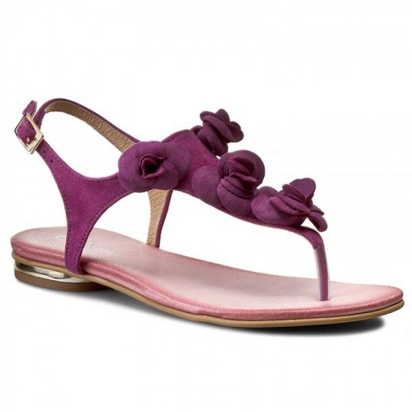 Sandali R.POLAŃSKI - 0830 Fuksja Zamsz Sandali R.POLAŃSKI - 0830 Fuksja Zamsz