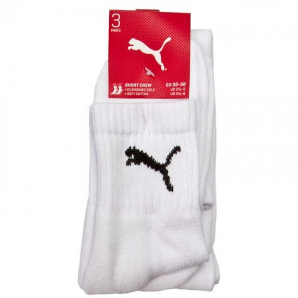 Set di 3 paia di calzini lunghi unisex PUMA - 231011001 300 035 White