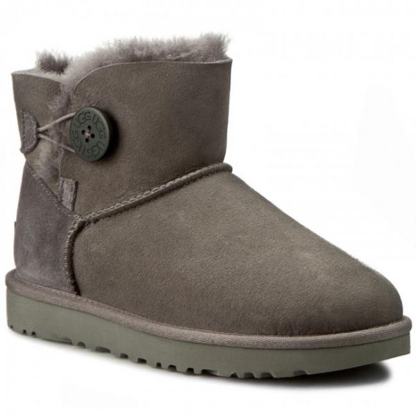 Scarpe UGG - W Mini Bailey Button II 1016422 W/Grey Scarpe UGG - W Mini Bailey Button II 1016422 W/Grey