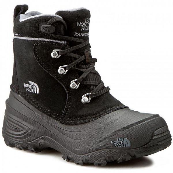 Stivali da neve THE NORTH FACE - Youth Chilkat Lace II T92T5RKZ2 TNF Black/Zinc Grey Stivali da neve THE NORTH FACE - Youth Chilkat Lace II T92T5RKZ2 TNF Black/Zinc Grey