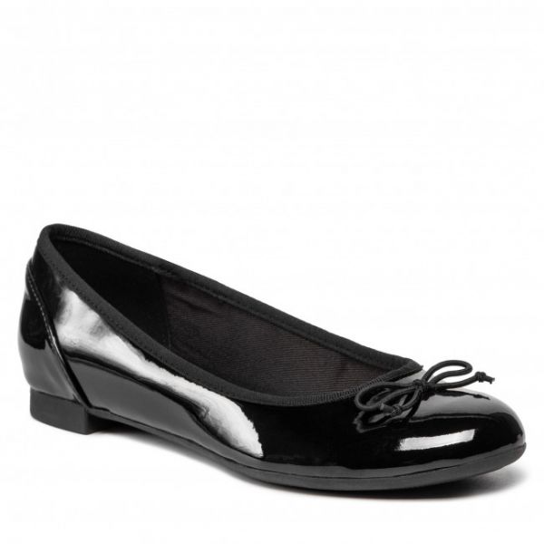 Ballerine CLARKS - Couture Bloom 261154754 Black Pat Ballerine CLARKS - Couture Bloom 261154754 Black Pat