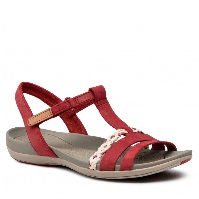 Sandali CLARKS - Tealite Grace 261238924 Red Nubuck