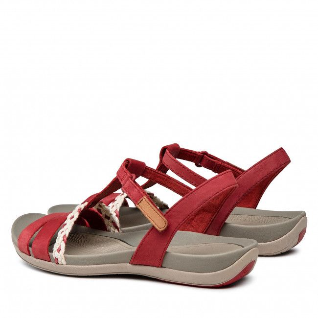 Sandali CLARKS - Tealite Grace 261238924 Red Nubuck