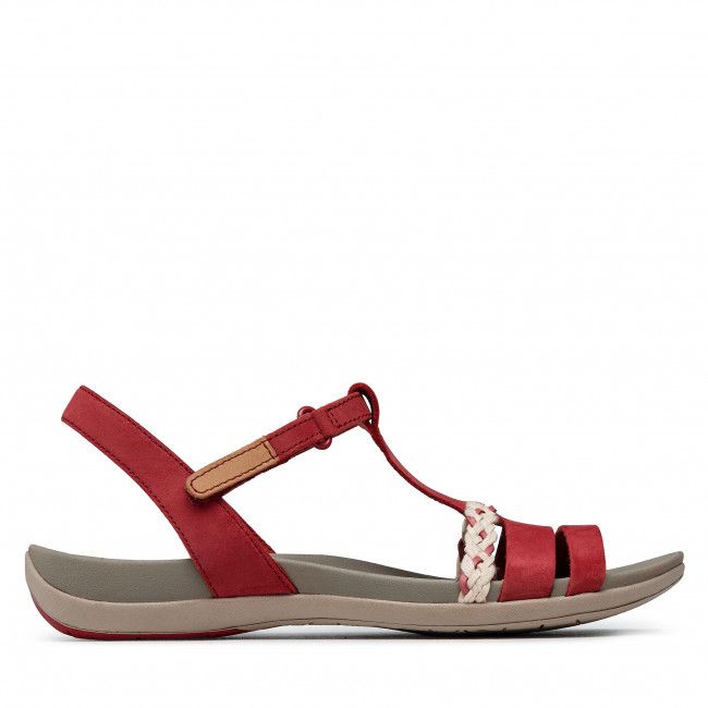 Sandali CLARKS - Tealite Grace 261238924 Red Nubuck