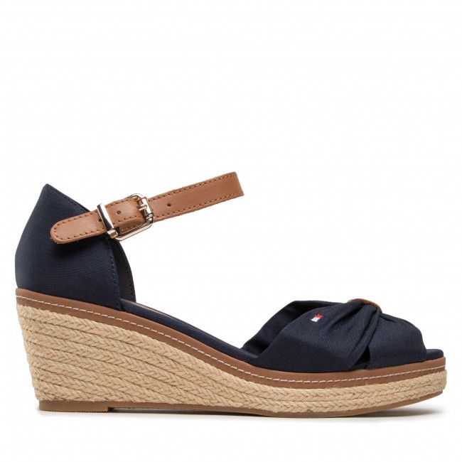 Espadrillas TOMMY HILFIGER - Iconic Elba Sandal FW0FW00906 Midnight 403