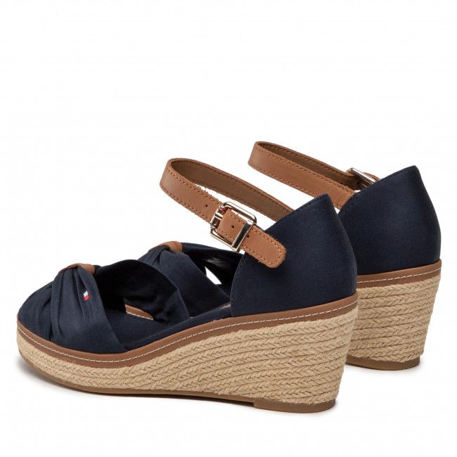 Espadrillas TOMMY HILFIGER - Iconic Elba Sandal FW0FW00906 Midnight 403