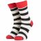Calzini lunghi unisex HAPPY SOCKS - SA01-045 Bianco Blu scuro