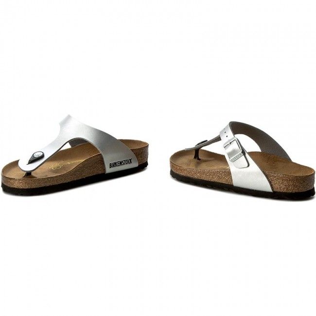 Infradito BIRKENSTOCK - Gizeh 0043851 Silver