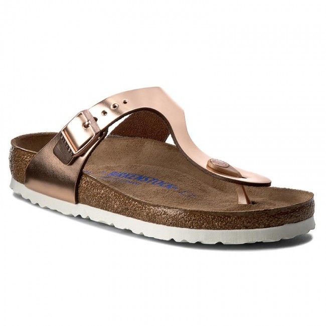 Infradito BIRKENSTOCK - Gizeh 1005048 Metallic Copper