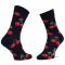 Calzini lunghi unisex HAPPY SOCKS - CHE01-6000 Blu scuro Multicolore