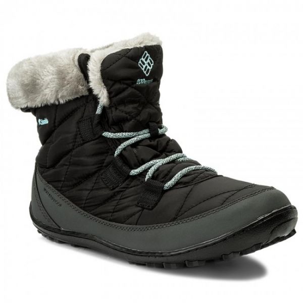 Stivali da neve COLUMBIA - Youth Minx Shorty Omni-Heat Waterproof BY1334 Black/Sparay 010 Stivali da neve COLUMBIA - Youth Minx Shorty Omni-Heat Waterproof BY1334 Black/Sparay 010