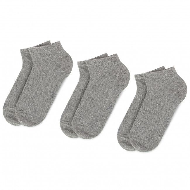 Set di 3 paia di calzini corti unisex CAMEL ACTIVE - 6595 Grey Melange 150