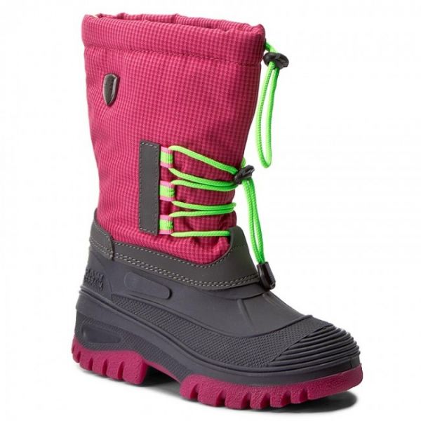 Stivali da neve CMP - Kids Ahto Wp 3Q49574K Pink Fluo B351 Stivali da neve CMP - Kids Ahto Wp 3Q49574K Pink Fluo B351