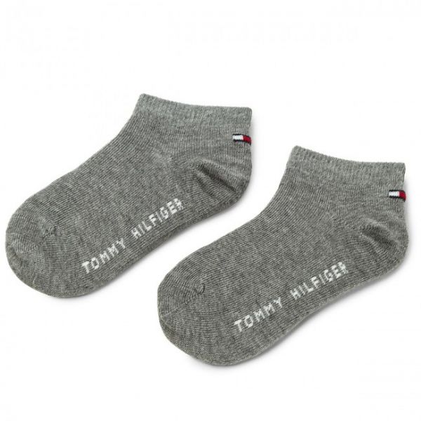 Set di 2 paia di calzini corti da bambini Tommy Hilfiger - 301390 Middle Grey Melange 758 Set di 2 paia di calzini corti da bambini Tommy Hilfiger - 301390 Middle Grey Melange 758