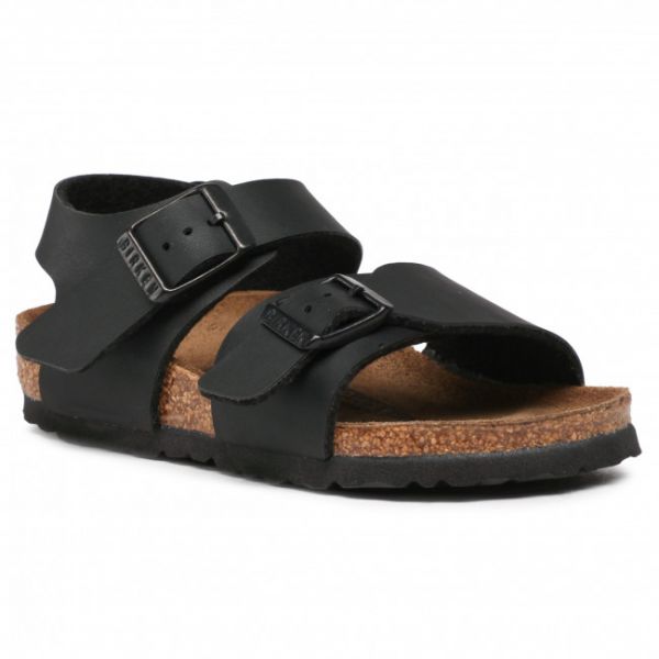 Sandali Birkenstock - New York Kids Bs 1005885 Black Sandali Birkenstock - New York Kids Bs 1005885 Black