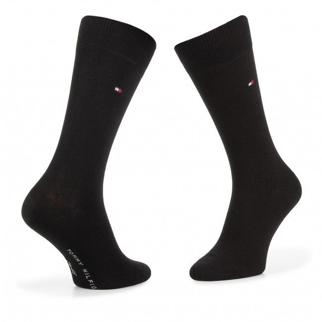 Set di 2 paia di calzini lunghi da uomo Tommy Hilfiger - 371111 Black 200