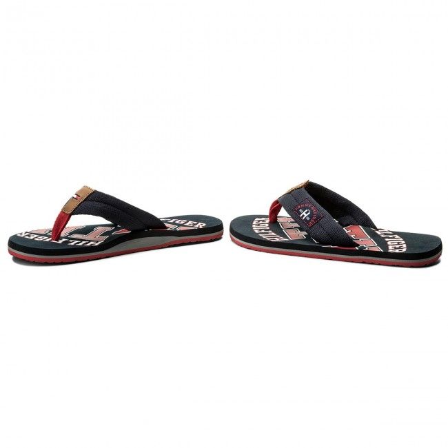 Infradito Tommy Hilfiger - Essential Th Beach Sandal FM0FM01369 Midnight 403