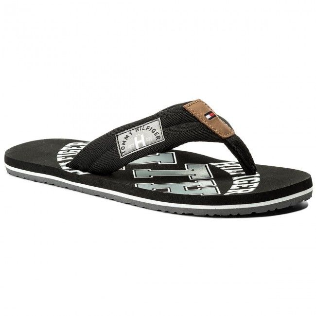 Infradito Tommy Hilfiger - Essential Th Beach Sandal FM0FM01369 Black 990