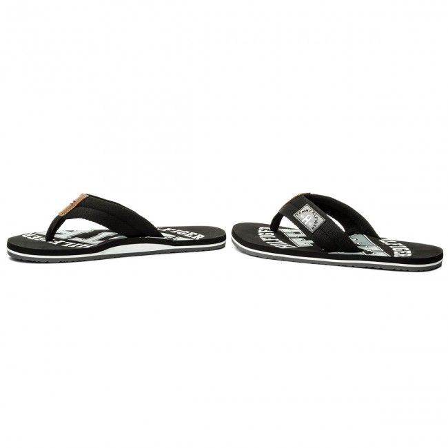 Infradito Tommy Hilfiger - Essential Th Beach Sandal FM0FM01369 Black 990