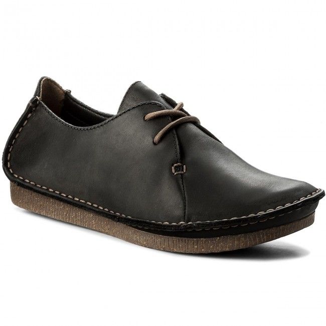 Scarpe basse CLARKS - Janey Mae 261114284 Black Leather