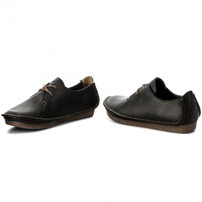 Scarpe basse CLARKS - Janey Mae 261114284 Black Leather