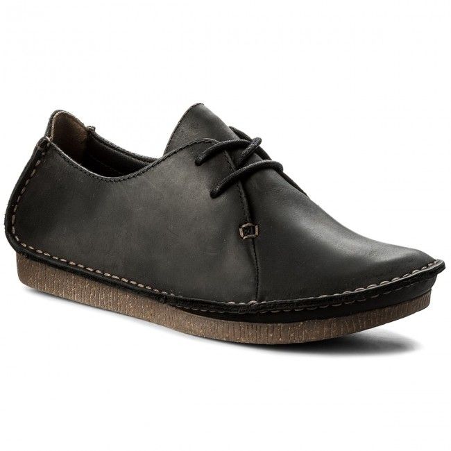 Scarpe basse CLARKS - Janey Mae 261114284 Black Leather