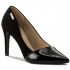Scarpe stiletto R.POLAŃSKI - 0901 Czarny Zamsz/Czarny Lakier