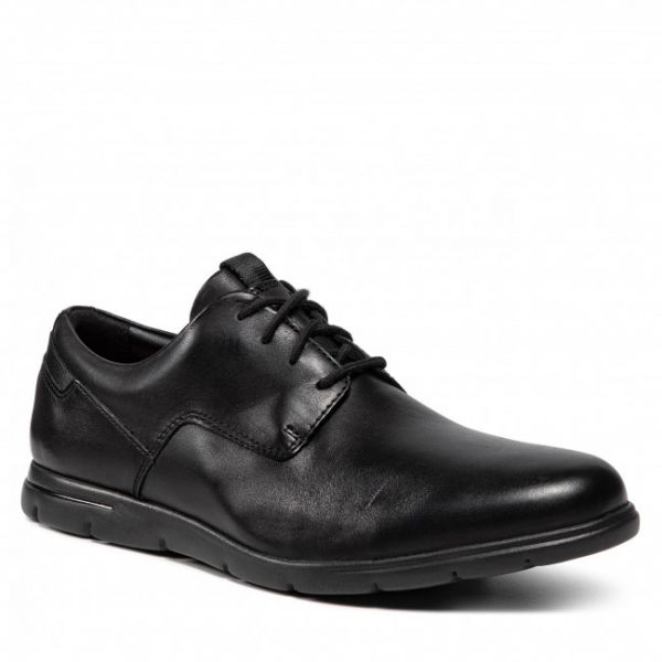 Scarpe basse Clarks - Vennor Walk 261317487 Black Leather Scarpe basse Clarks - Vennor Walk 261317487 Black Leather