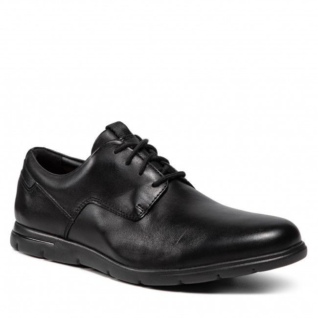 Scarpe basse Clarks - Vennor Walk 261317487 Black Leather