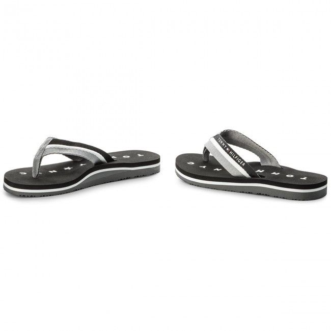 Infradito TOMMY HILFIGER - Tommy Loves Ny Beach Sandal FW0FW02370 Black 990