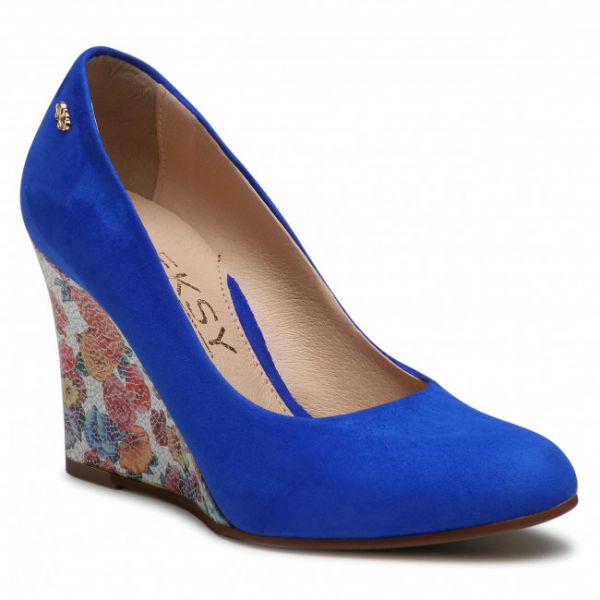Scarpe basse OLEKSY - 232/246/495 Kobalt Kwiaty Scarpe basse OLEKSY - 232/246/495 Kobalt Kwiaty