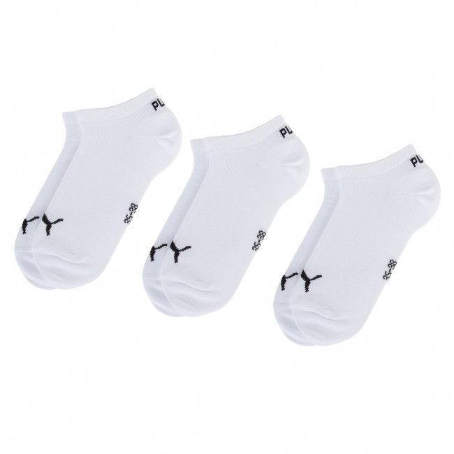 Set di 3 paia di calzini corti unisex Puma - 261080001 White 300