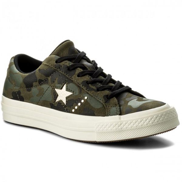 Scarpe sportive Converse - One Star Ox 159703C Herbal/Light Gold/Egret Scarpe sportive Converse - One Star Ox 159703C Herbal/Light Gold/Egret