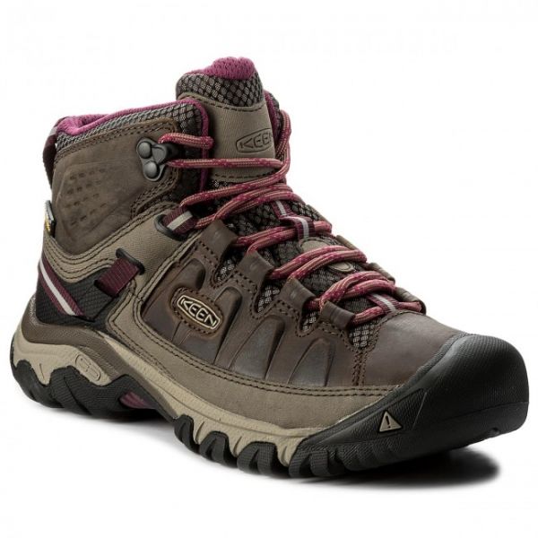 Scarpe da trekking Keen - Targhee III Mid Wp 1018178 Weiss/Boysenberry