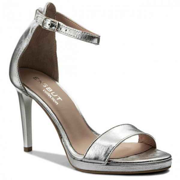 Sandali EKSBUT - 38-4892-I92-1G Srebro