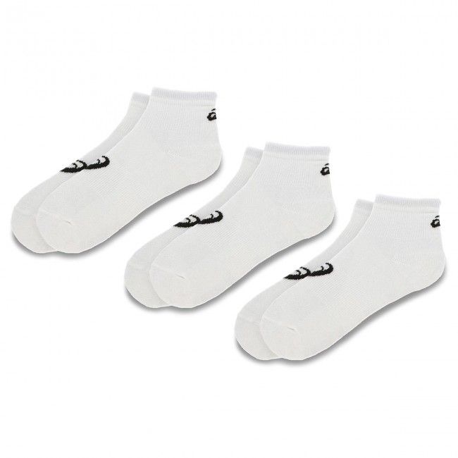 Set di 3 paia di calzini corti unisex ASICS - 3PPK Quarter Sock 155205 White 0001