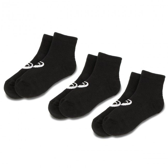 Set di 3 paia di calzini corti unisex Asics - 3PPK Quarter Sock 155205 Black 0900