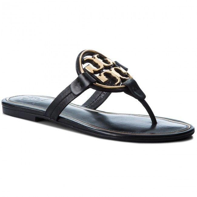 Infradito TORY BURCH - Metal Miller 47617 Perfect Black/Gold 013
