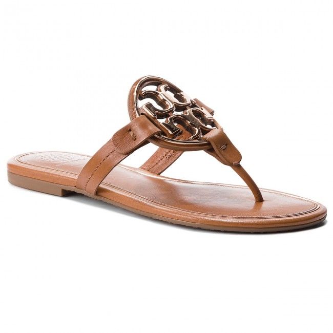 Infradito TORY BURCH - Metal Miller 47617 Tan/Rose Gold 212