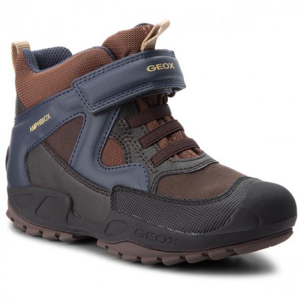 Stivali da neve Geox - J N.Savage B.B Abx A J841WA 011BC C0947 S Brown/Navy Stivali da neve Geox - J N.Savage B.B Abx A J841WA 011BC C0947 S Brown/Navy