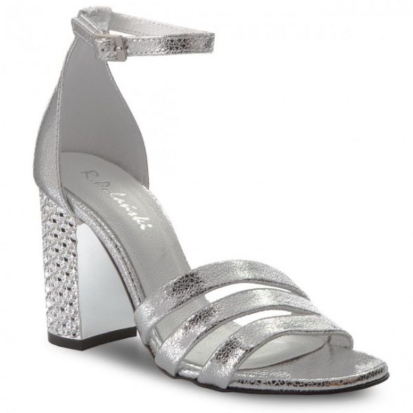 Sandali R.POLAŃSKI - 0931 Srebrny Kryształ