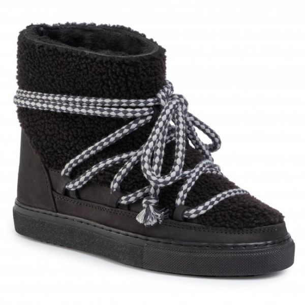 Scarpe INUIKII - Sneaker Curly 70202-16 Black-Blk Cot. Laces Scarpe INUIKII - Sneaker Curly 70202-16 Black-Blk Cot. Laces